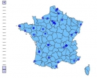 France entière, couleurs personnalisables